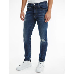 Calvin Klein pánské modré džíny - 34/34 (1BJ)